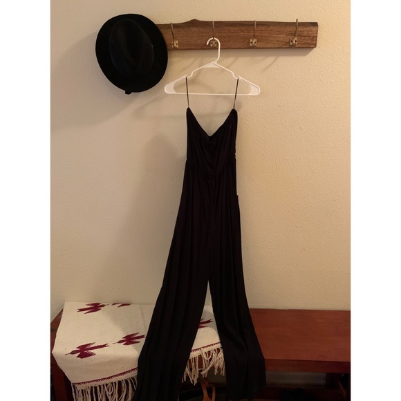 Pants - Strapless Black Jumpsuit. Size Small.